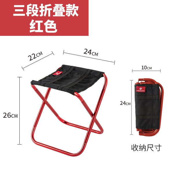 Folding Small Stool Bench Stool Portable Outdoor Mare Ultra Light Subway Train Travel Chair