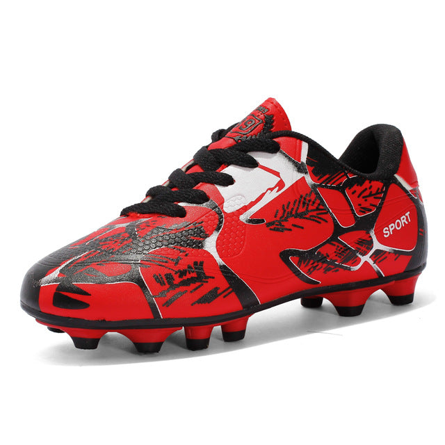 New High Ankle Soccer Shoes Men Breathable Outdoor High-top Football Boots Turf Soccer Cleats Kids AG Women Soft Football Shoes