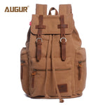 AUGUR New fashion men's backpack vintage canvas backpack school bag men's travel bags large capacity travel laptop backpack bag