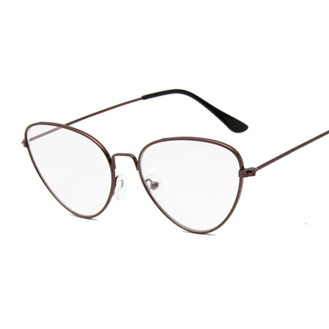 2020 New Cat Eye Glasses Frame Women Brand Designer Cateye Optical Eyeglasses Ladies Fashion Retro Clear Glasses