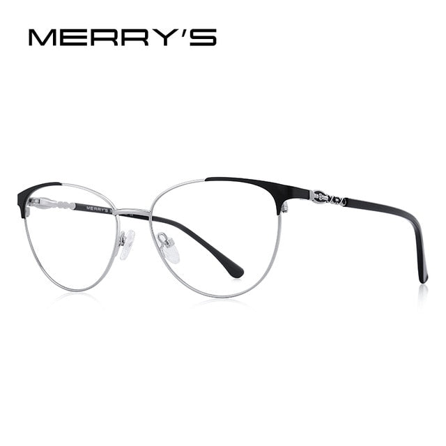 MERRYS DESIGN Women Fashion Trending Cat Eye Glasses Full Frame Ladies Myopia Eyewear Prescription Optical Eyeglasses S2028