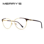 MERRYS DESIGN Women Fashion Trending Cat Eye Glasses Full Frame Ladies Myopia Eyewear Prescription Optical Eyeglasses S2028