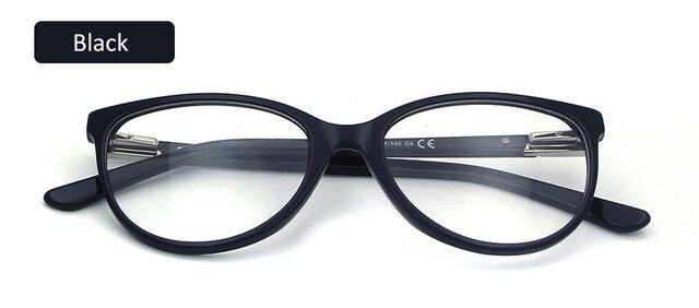 ESNBIE High Quality Ladies Cats Eye Glasses Frames Retro Acetate Women Fashionable Spectacle Frames Full Rim Eyeglasses