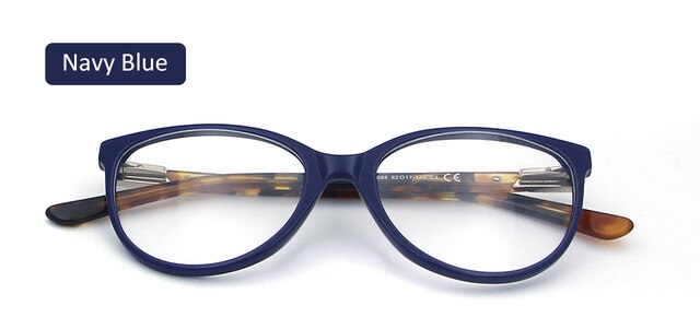 ESNBIE High Quality Ladies Cats Eye Glasses Frames Retro Acetate Women Fashionable Spectacle Frames Full Rim Eyeglasses