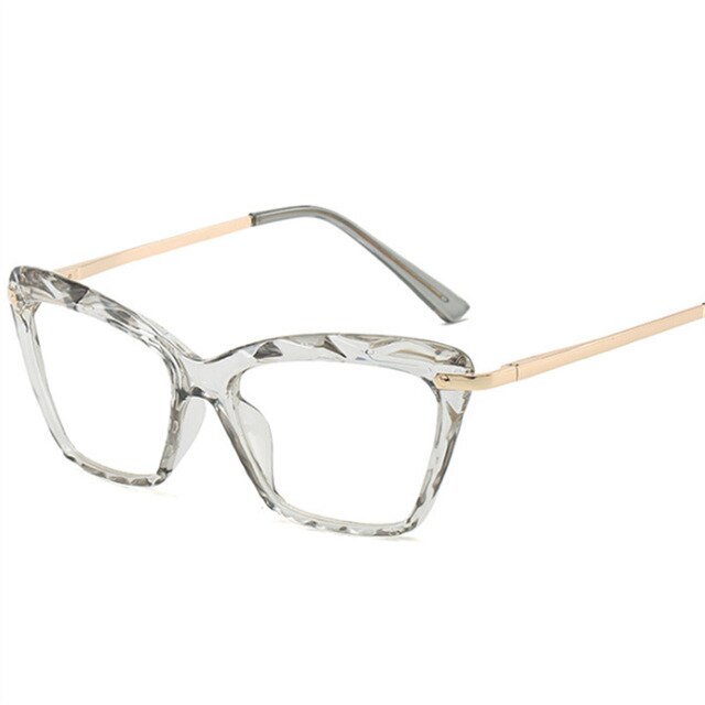 Oulylan Retro Glasses Frame Women Eyeglasses Computer Myopia Optical Female Vintage Ladies Eyewear Clear Lens Spectacle Frame