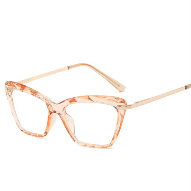 Oulylan Retro Glasses Frame Women Eyeglasses Computer Myopia Optical Female Vintage Ladies Eyewear Clear Lens Spectacle Frame