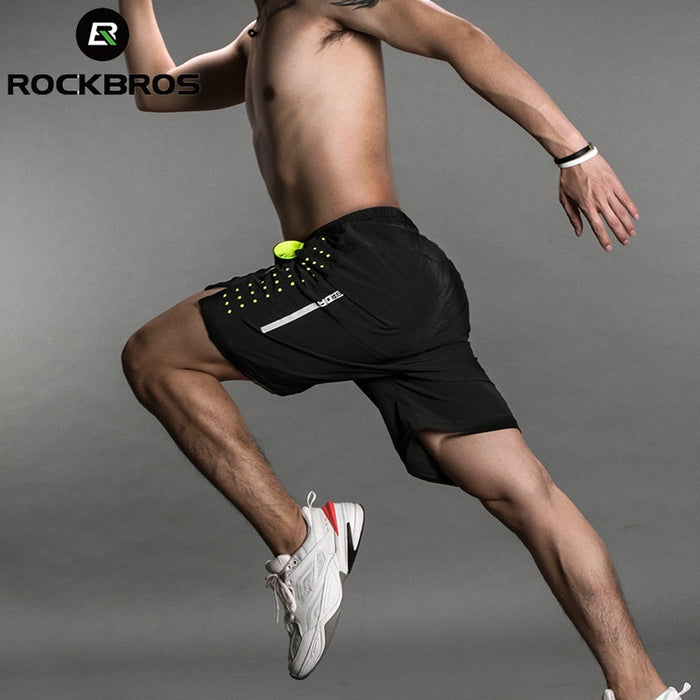 ROCKBROS New 2020 Cycling Shorts Clothing Athletic Sports Wortout Gym Shorts Spandex Jogging Fitness Soccer  Running Shorts Men