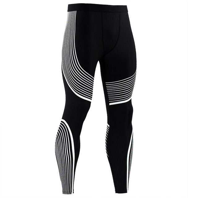 Sport Leggings Men Compression Pants  Male Sportswear Clothing Gym Compression Fitness Athletic Trousers Male Jogging