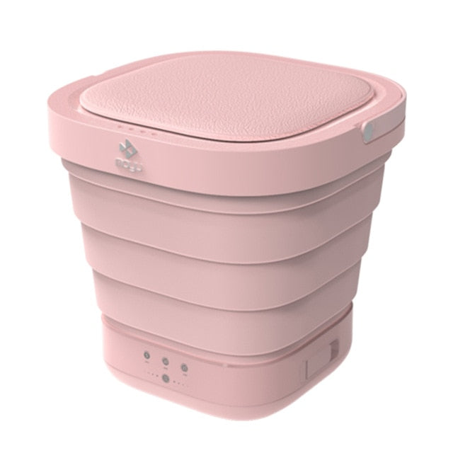 220V Foldable Portable Electric Washing Machine Mini Automatic Clothes Washing Machine EU/AU/UK/US Plug