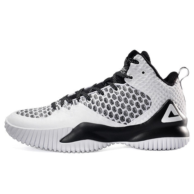 PEAK Men Streetball Master Basketball Shoes Breathable Anti-slip Wearable Basketball Sneakers Rebound Gym Outdoor Sports Shoes