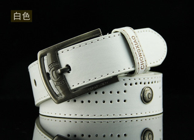 Men's Pin Buckle rivet Stud Retro Belt punk style Teenage students jeans waistband p70 causal fashion