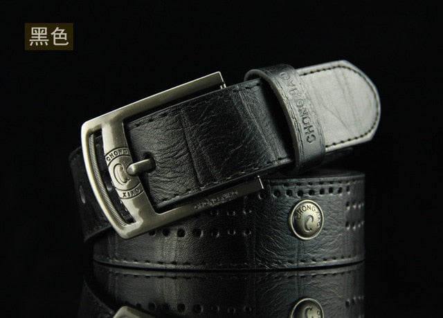 Men's Pin Buckle rivet Stud Retro Belt punk style Teenage students jeans waistband p70 causal fashion