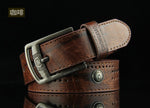 Men's Pin Buckle rivet Stud Retro Belt punk style Teenage students jeans waistband p70 causal fashion