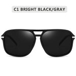 2020 Fashion Men Cool Square Style Gradient Polarized Sunglasses Driving Vintage Brand Design Cheap Sun Glasses Oculos De Sol