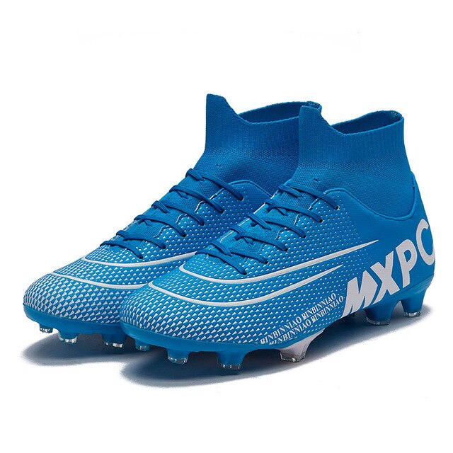 MWY Adult Kids Futzalki for Men Boys Centipede Soccer Shoes Cleats Boot Futsal Professional Shoe Football High Ankle Sneakers