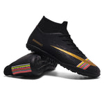 MWY Soccer Shoes For Men Football Boots Kids High Ankle Soccer Cleats Waterproof Sport Sneakers Futsal Shoes Zapatillas Hombre
