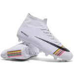 MWY Soccer Shoes For Men Football Boots Kids High Ankle Soccer Cleats Waterproof Sport Sneakers Futsal Shoes Zapatillas Hombre