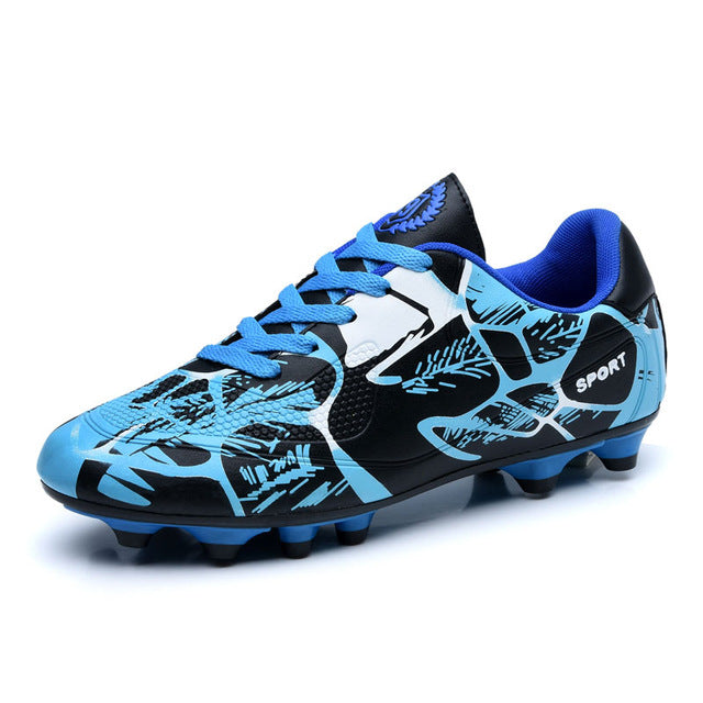 MWY Soccer Shoes For Men Football Boots Kids High Ankle Soccer Cleats Waterproof Sport Sneakers Futsal Shoes Zapatillas Hombre