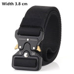 125-140long big size Belt Male Tactical military Canvas Belt Outdoor Tactical Belt men's Military Nylon Belts Army ceinture hom