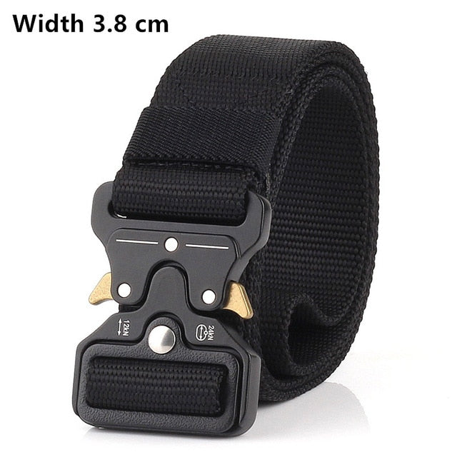 125-140long big size Belt Male Tactical military Canvas Belt Outdoor Tactical Belt men's Military Nylon Belts Army ceinture hom