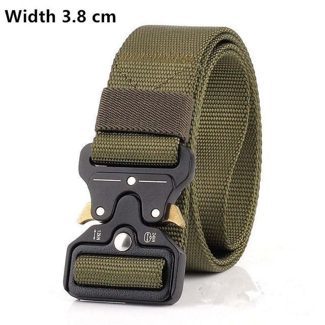 125-140long big size Belt Male Tactical military Canvas Belt Outdoor Tactical Belt men's Military Nylon Belts Army ceinture hom