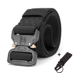 125-140long big size Belt Male Tactical military Canvas Belt Outdoor Tactical Belt men's Military Nylon Belts Army ceinture hom