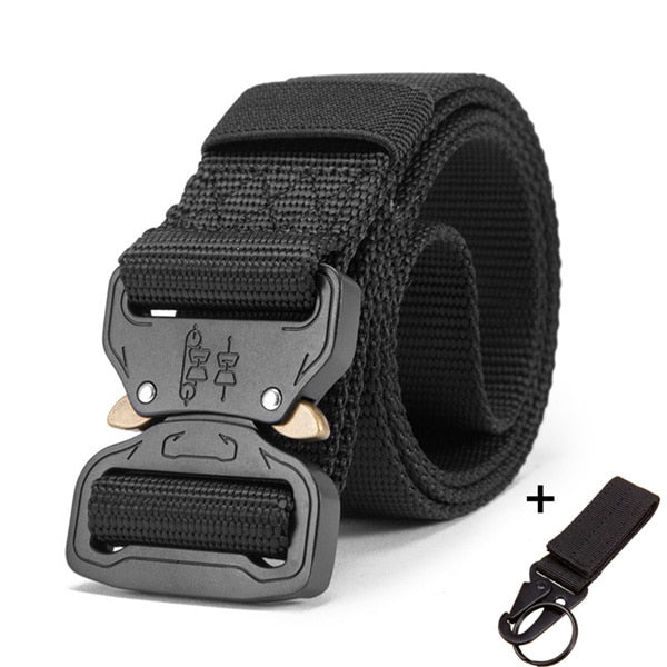 125-140long big size Belt Male Tactical military Canvas Belt Outdoor Tactical Belt men's Military Nylon Belts Army ceinture hom