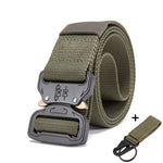 125-140long big size Belt Male Tactical military Canvas Belt Outdoor Tactical Belt men's Military Nylon Belts Army ceinture hom