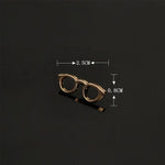 Enamel Oil Glasses Sunglasses Pins And Brooches Men's Suit Dress Shirt Collar Pins Mens Clothing Accessories