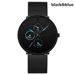 Relogio Masculino 2020, relojes para hombre, reloj de cuarzo, reloj informal de malla fina, reloj de acero para hombre, reloj deportivo de diseño a prueba de agua