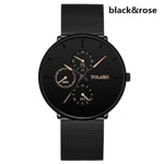 Relogio Masculino 2020, relojes para hombre, reloj de cuarzo, reloj informal de malla fina, reloj de acero para hombre, reloj deportivo de diseño a prueba de agua