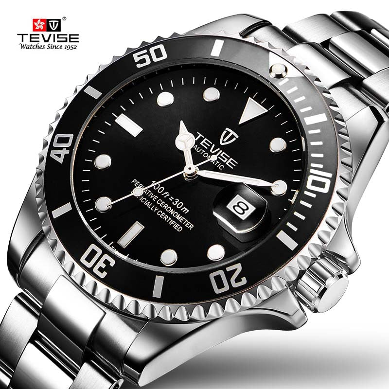 Drop Verzending Tevise Top Merk Mannen Mechanisch Horloge Automatische Fashion Luxe Rvs Mannelijke Klok Relogio Masculino 2020