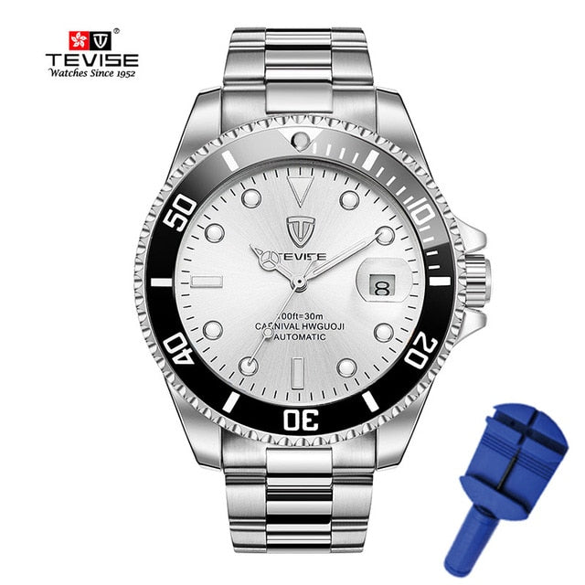 Drop Verzending Tevise Top Merk Mannen Mechanisch Horloge Automatische Fashion Luxe Rvs Mannelijke Klok Relogio Masculino 2020