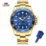 Drop Verzending Tevise Top Merk Mannen Mechanisch Horloge Automatische Fashion Luxe Rvs Mannelijke Klok Relogio Masculino 2020