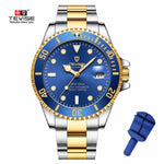 Drop Verzending Tevise Top Merk Mannen Mechanisch Horloge Automatische Fashion Luxe Rvs Mannelijke Klok Relogio Masculino 2020
