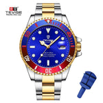 Drop Verzending Tevise Top Merk Mannen Mechanisch Horloge Automatische Fashion Luxe Rvs Mannelijke Klok Relogio Masculino 2020