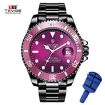 Drop Verzending Tevise Top Merk Mannen Mechanisch Horloge Automatische Fashion Luxe Rvs Mannelijke Klok Relogio Masculino 2020