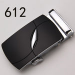 Fashion Luxury Glod Alloy Automatic Pu Belt Buckles for Men's Leather Waist Belts for Men Pants Belt Buckles 3.5cm Mens Belt