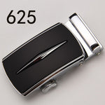 Fashion Luxury Glod Alloy Automatic Pu Belt Buckles for Men's Leather Waist Belts for Men Pants Belt Buckles 3.5cm Mens Belt