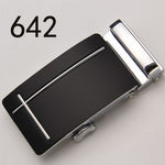 Fashion Luxury Glod Alloy Automatic Pu Belt Buckles for Men's Leather Waist Belts for Men Pants Belt Buckles 3.5cm Mens Belt