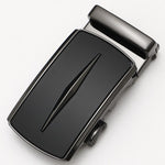 Fashion Luxury Glod Alloy Automatic Pu Belt Buckles for Men's Leather Waist Belts for Men Pants Belt Buckles 3.5cm Mens Belt