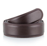 Fashion Luxury Glod Alloy Automatic Pu Belt Buckles for Men's Leather Waist Belts for Men Pants Belt Buckles 3.5cm Mens Belt
