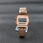 Rose Gold Silver Watches Men Watch Electronic Digital Display Retro Style Clock Men's Relogio Masculin Reloj Hombre homme