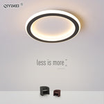 Round Square Led Ceiling Lights For Home Entrance Balcony Corridor Plafond Lamp Simple Black Lighting Luminaria Lustre Luminaire