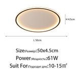 Ceiling LED Lights For Living room Bedroom Fixtures Ring Modern Gold Bedroom Lighting Indoor Home Decoration Plafon Lamp Lustre
