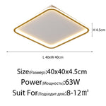Ceiling LED Lights For Living room Bedroom Fixtures Ring Modern Gold Bedroom Lighting Indoor Home Decoration Plafon Lamp Lustre