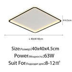 Ceiling LED Lights For Living room Bedroom Fixtures Ring Modern Gold Bedroom Lighting Indoor Home Decoration Plafon Lamp Lustre