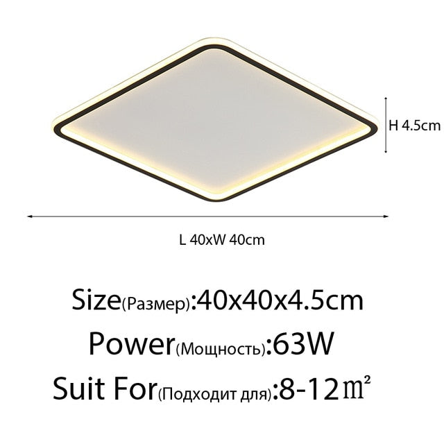 Ceiling LED Lights For Living room Bedroom Fixtures Ring Modern Gold Bedroom Lighting Indoor Home Decoration Plafon Lamp Lustre