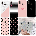 Love Heart Case For Huawei P20 Lite Pro Phone Cover for Huawei P30 lite P 30 Pro Mate 20 lite Honor 8X Back Case Silicone Fundas