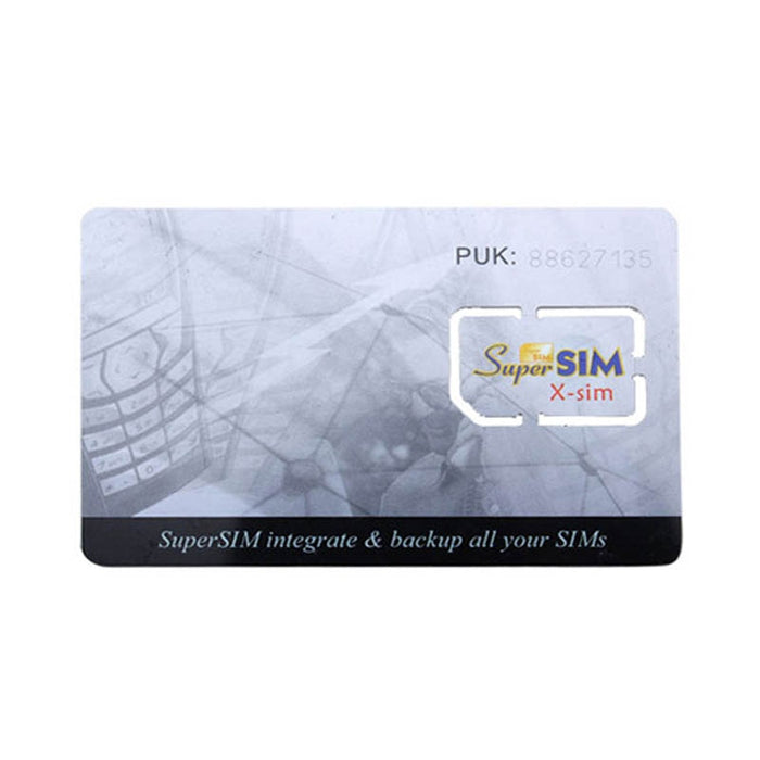 16 in 1 Max SIM Card Cell Phone Super Card Backup Cellphone Accessory Super Card  Blank Standard Mini SIM Card